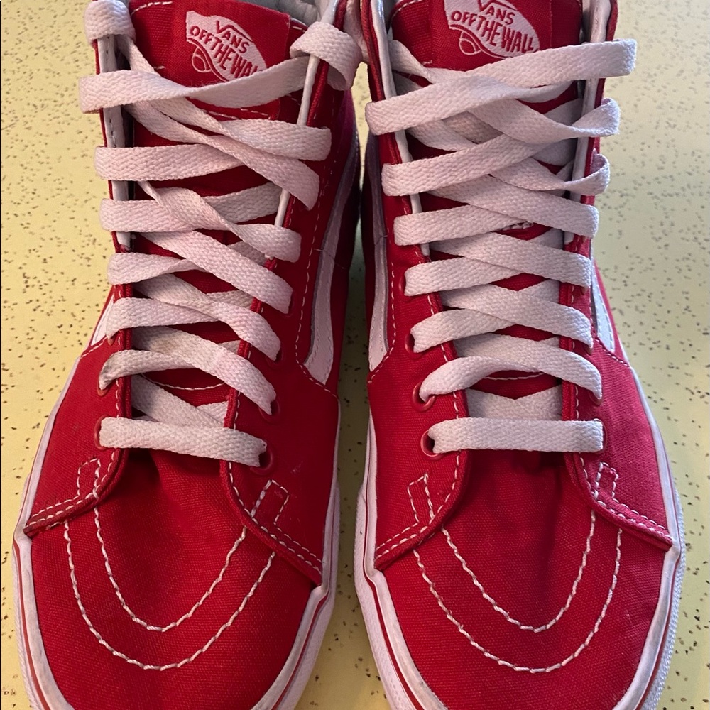 Vans old school high top shoes